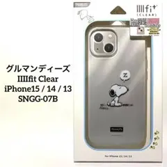 ピーナッツ IIIIfit Clear iPhone15 / 14 / 13