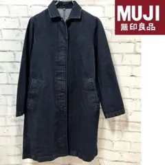 MUJI　無印良品　オーガニックコットンストレッチデニムコート