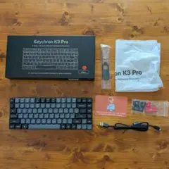 Keychron K3 Pro キーボード USレイアウト 茶軸