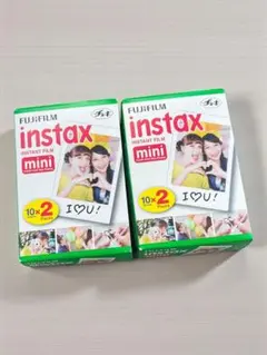 富士フィルム チェキ instax mini 10 x2 フィルム セット