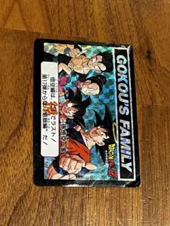 ドラゴンボールZ 悟空ファミリー トレカ 1993年製