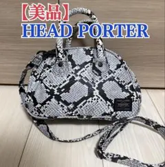 HEADPORTER ミニボストンバッグ GREEN×BLACK - メルカリ