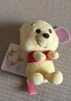クマのプーさんぬいぐるみ タグ付き