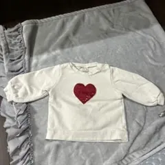 ハートモチーフ トレーナー