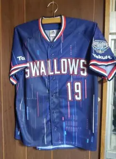 ヤクルトスワローズ 石川雅規　crewユニフォーム 2020 M