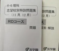 2026年最新】浜学園 小6 志望校別特訓問題集の人気アイテム - メルカリ