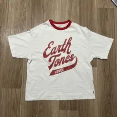 Levi's Earth Tones プリント Tシャツ ホワイト レッド XSのサムネイル