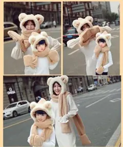 マフラー レディース 暖かい スカーフ 親子2点セット❤️期間限定半額イベント