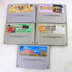 ポピュラス テーマパークなどシミュレーションゲーム5点