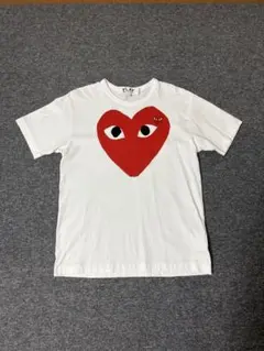 COMME des GARÇONS PLAY 赤いハート Tシャツ L