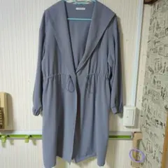 KEYUCA フード付きグレー 春コート フリー