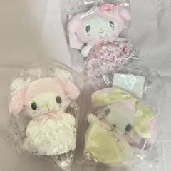 サンリオ　マイメロディ マスコットホルダー　レディマイメロディ3点セット
