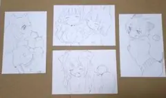【原画】オリジナル　手描き　アナログ　イラスト