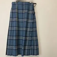 GLEN NEVIS チェック　プリーツスカート　レトロ