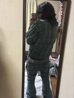 短丈ブルゾン チェック柄のサムネイル