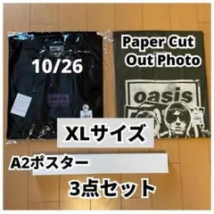 【本日発送】oasis 開催地限定 Tシャツ 2点 XLサイズ & A2ポスター