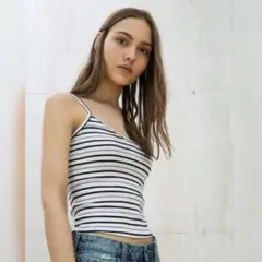 Bershka Ribbed Stripe Camiのサムネイル