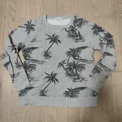 男女OK！ Ron Herman パームツリー柄 トレーナー グレー M