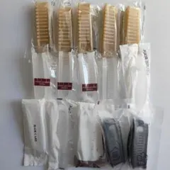 ホテルアメニティー　使い捨てヘアブラシ　15個