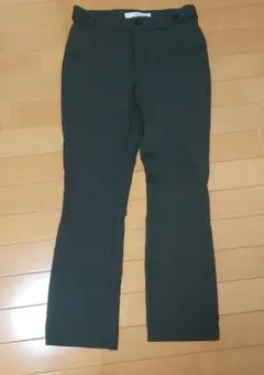 【送料込】MANGO ダークグリーンパンツ 36