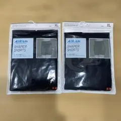 新品未開封　AIRism シェイパーショーツ　　XL ブラック 2枚セット