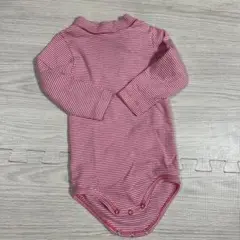 【プチバトー】タートルネックロンパース74cm