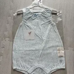 新品　赤ちゃんの城　星柄ロンパース