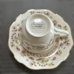 【NORITAKE①】Contemporary カップ&ソーサー5客&大皿セット