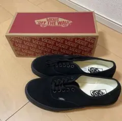 【VANS】 オーセンティック 黒黒VN000CRTBKA 25.5cm US