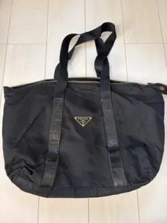 超レア PRADA プラダ ボストン バッグ トート バッグ ブラック 黒