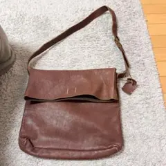 niko and… 本革 レザーバッグ ショルダーバッグ ブラウン