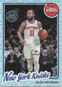 【1189】Knicks Jalen Brunson Topps Chrome