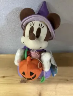 SEGA 2003 ディズニー ミニーマウス ハロウィン ぬいぐるみ かぼちゃ付