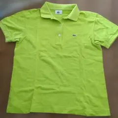 LACOSTE ライムグリーン ポロシャツ 42 半袖