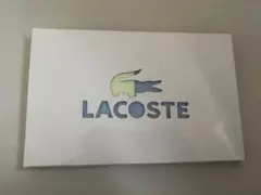 【美品】LACOSTE 水色 タオルハンカチ