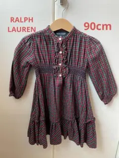 【Ralph Lauren】チェック柄ワンピース 90cm