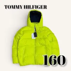 新品✨ TOMMY HILFIGER ダウンジャケット 160 フード付き 肉厚