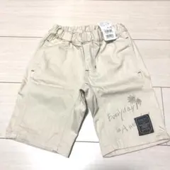 【新品•未使用】F.Oキッズ ホワイトデニム ハーフパンツ 110cm