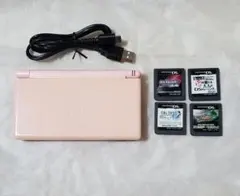 ニンテンドーDS Lite ピンク 本体 + ゲーム4本