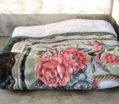 カシミロン　大津コーポレーション　２枚合わせ毛布　厚地　シングル　アクリル毛布