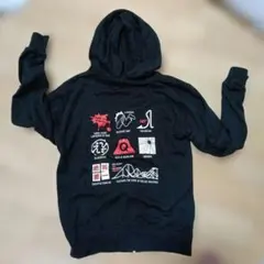 富士急ハイランド ジップアップパーカー ブラック M