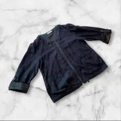 a.v.v standard ジップアップ　ブルゾン　ジャンパー　L七分袖　40