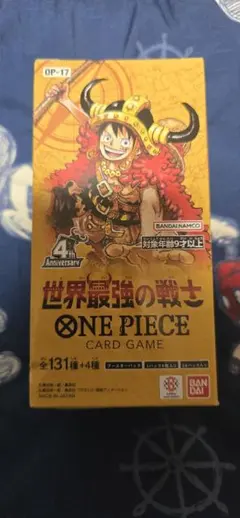 ONE PIECEカードゲーム 世界最強の戦士 OP-17 1BOX（カド凹み） - メルカリ