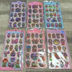 ラブブ　立体シール　6枚セット　新品未開封