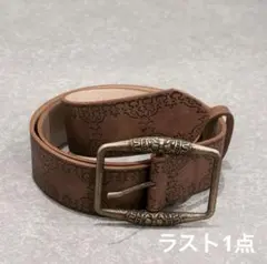 ウエスタンベルト アメカジ ヴィンテージ アンティーク ベルト y2k ブラウン