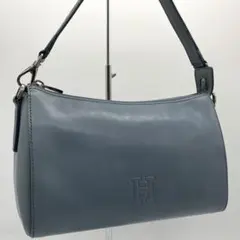 HIROFU 美品 ワンショルダーバッグ グレージュ Hロゴ 通勤 - メルカリ