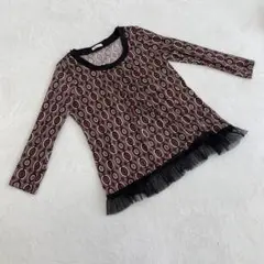 ⭐ILE DE BONHEUR⭐ レトロ柄 シャツ チュニック　こども