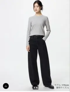 UNIQLO ソフトリブクルーネックT