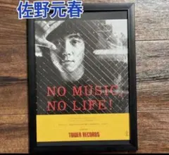 (A4額付き) 佐野元春 タワーレコード切り抜き