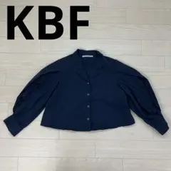 KBF ケービーエフ ナイロンジャケット クロップド丈 ネイビー Oneのサムネイル